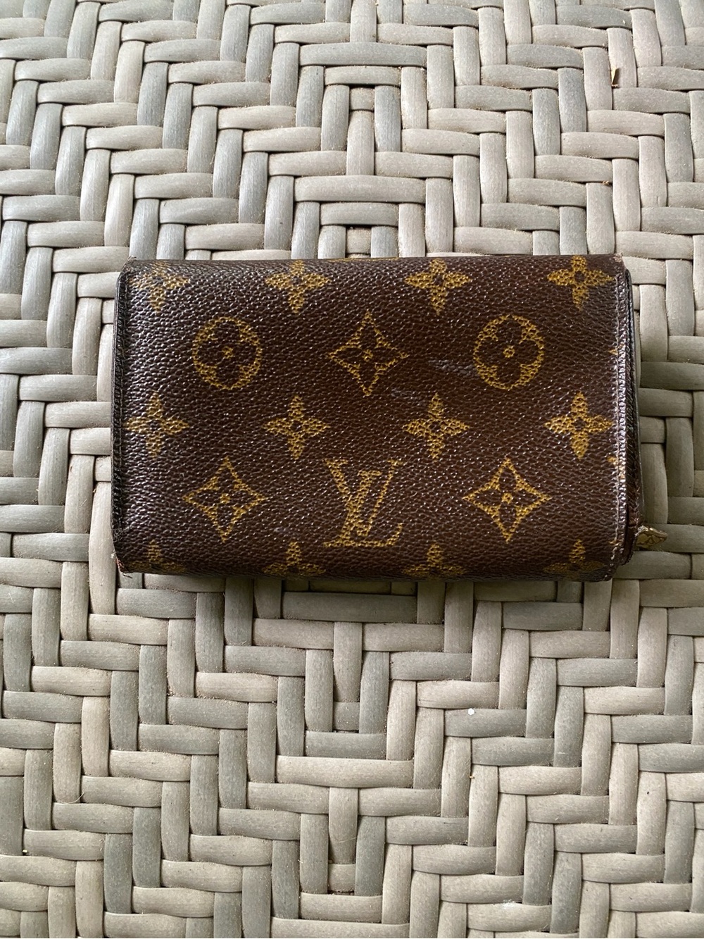Louis Vuitton Brown Monogram Canvas Compact Wallet with Gold Hardware - Picture 8 of 14